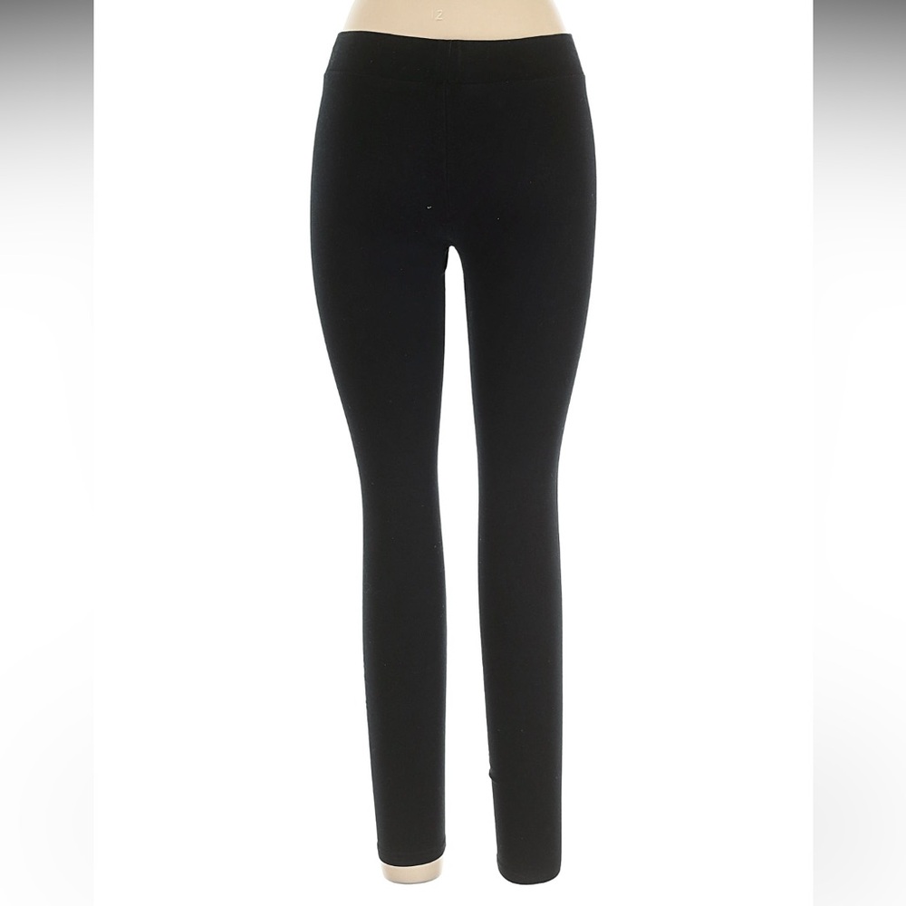 2 Target Mossimo Black Cotton Leggings Waist Band Bundle - Picture 3 of 12